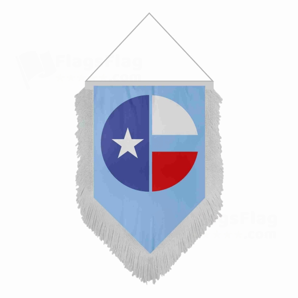 Collin County Texas Pentagonal Flags