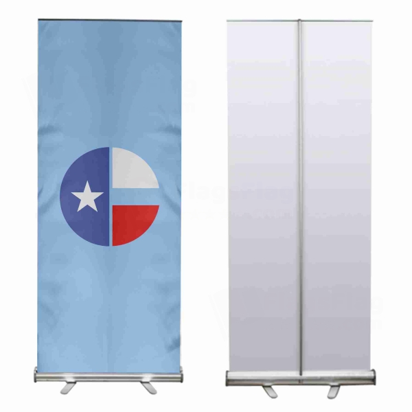 Collin County Texas Roll Up Banner