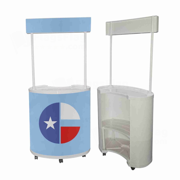 Collin County Texas Round Display Stand