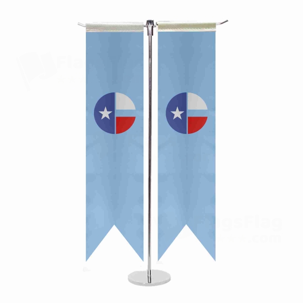 Collin County Texas T Table Flags