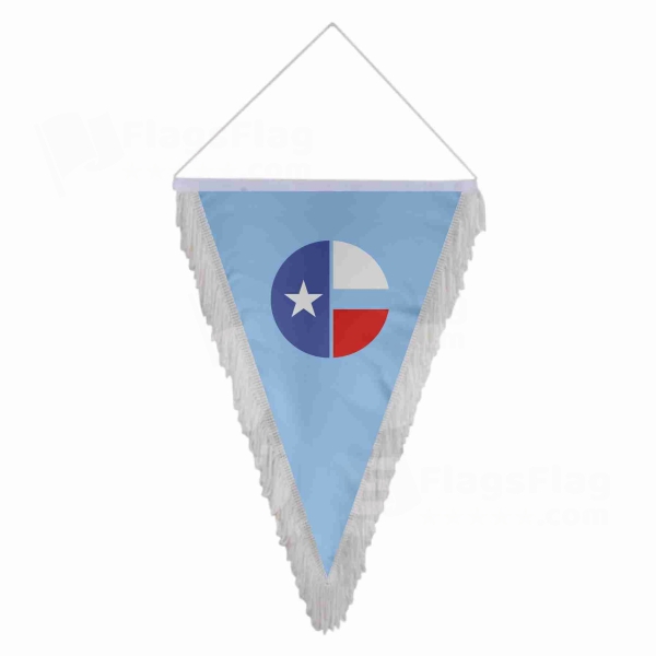 Collin County Texas Triangle Fringed Streamers