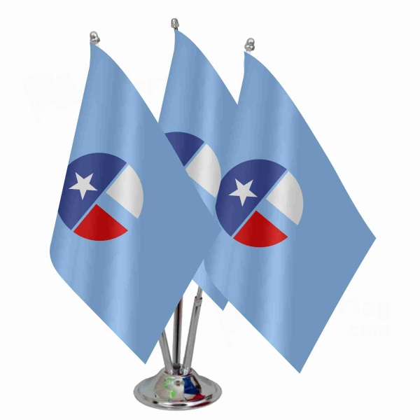 Collin County Texas Triple Table Flag