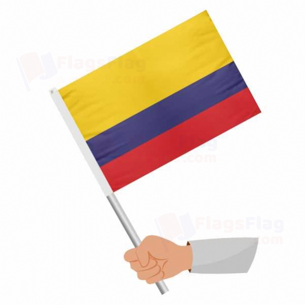 Colombia Stick Flag