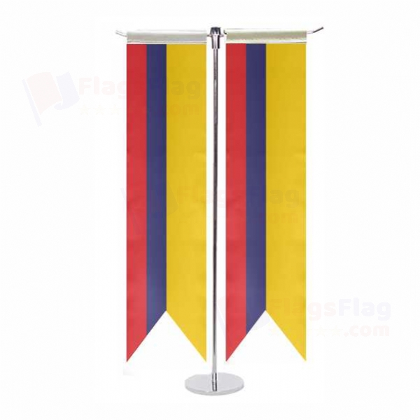 Colombia T Table Flags
