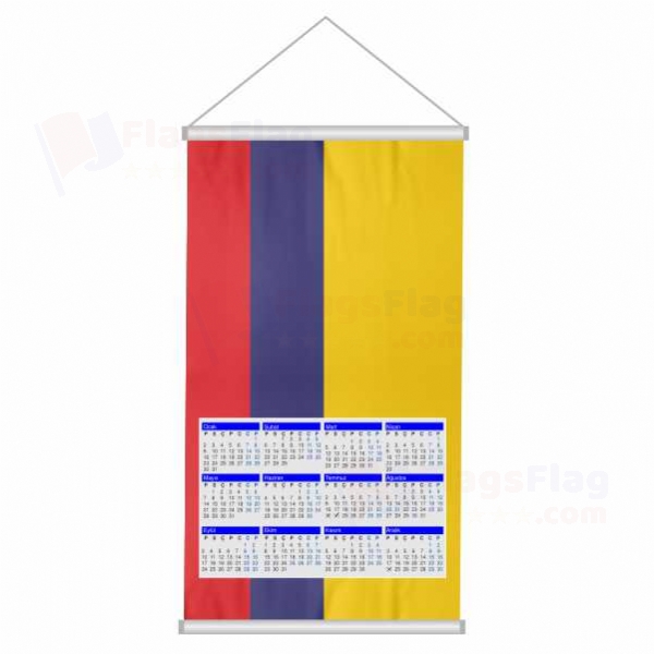 Colombia Woven Fabric Digital Printing Calendar