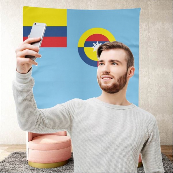Colombian Air Force Background Selfie Shooting Landscapes