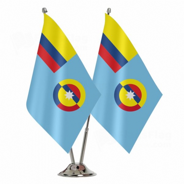 Colombian Air Force Binary Table Flag