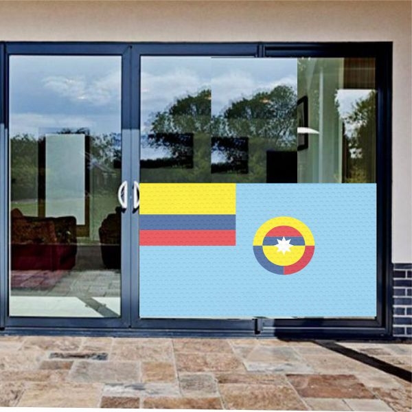Colombian Air Force Glass Film Colombian Air Force One Way Vision Printing