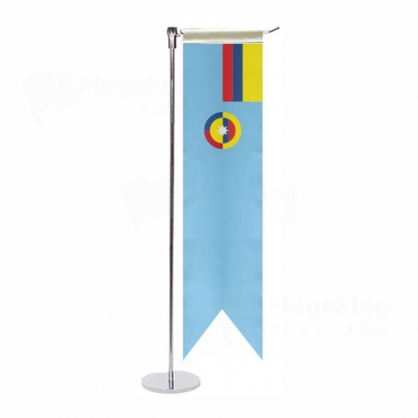 Colombian Air Force L Table Flag