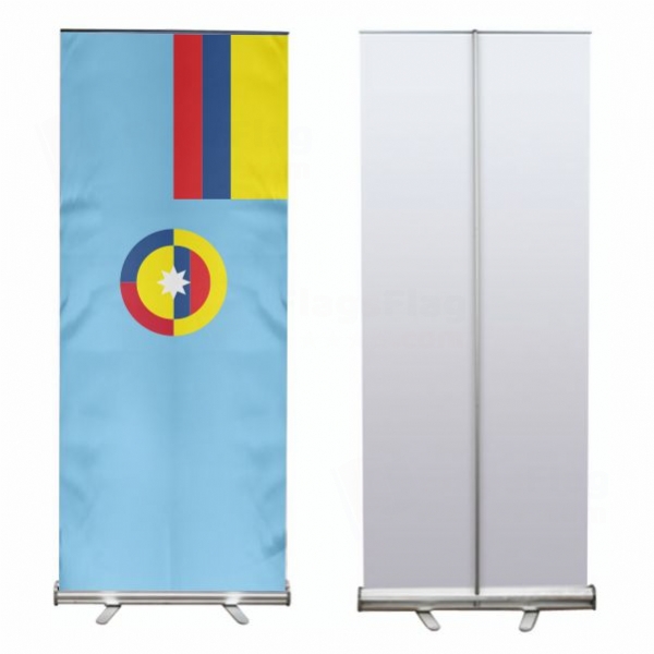 Colombian Air Force Roll Up Banner