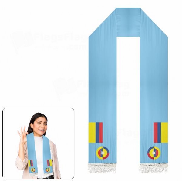 Colombian Air Force Scarf Digital Printing