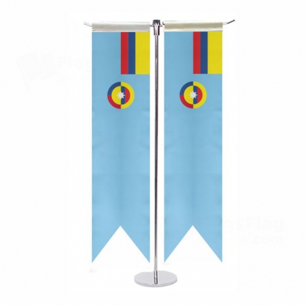 Colombian Air Force T Table Flags
