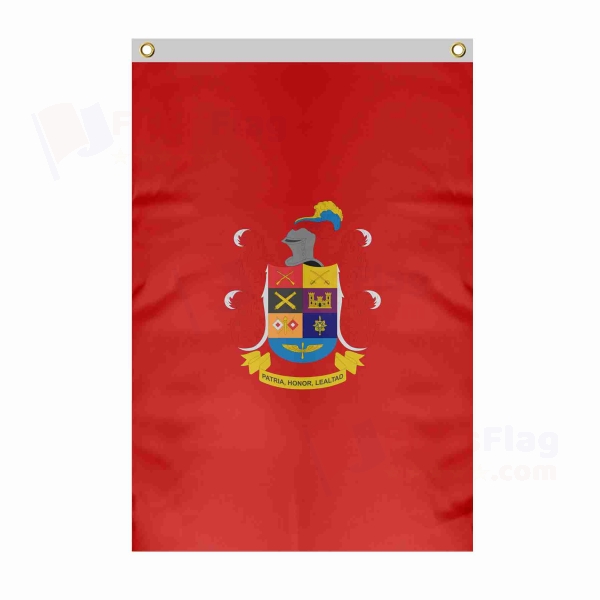 Colombian Army Large Size Flag Hanging on Building