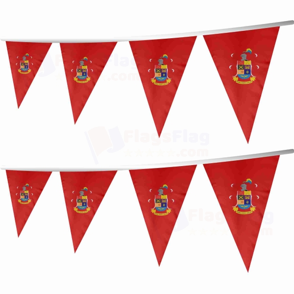 Colombian Army Stringed Triangle Flag