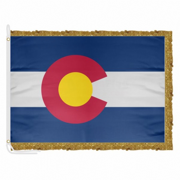 Colorado Satin Office Flag
