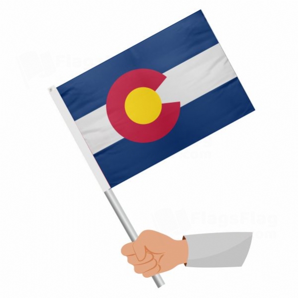 Colorado Stick Flag