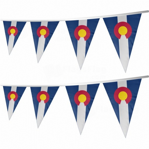 Colorado Stringed Triangle Flag