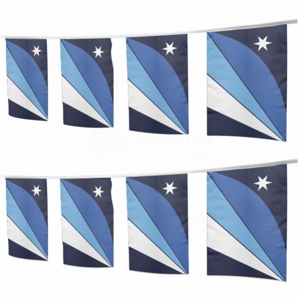 Columbia Square String Flags