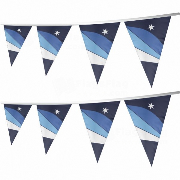 Columbia Stringed Triangle Flag