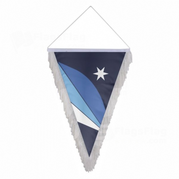 Columbia Triangle Fringed Streamers