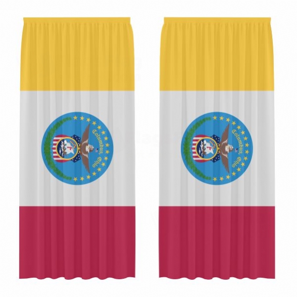 Columbus Ohio Digital Printed Curtains