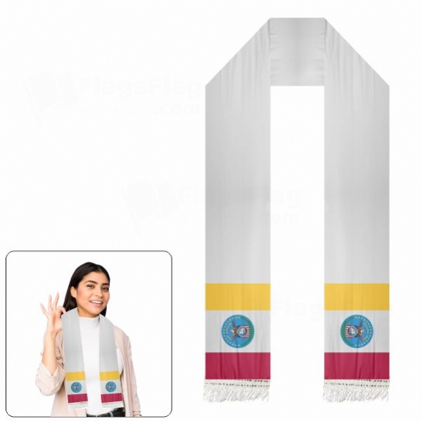Columbus Ohio Scarf Digital Printing