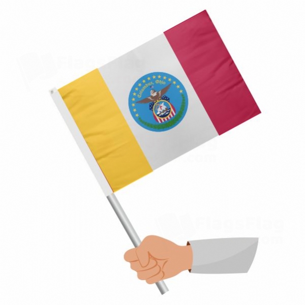 Columbus Ohio Stick Flag