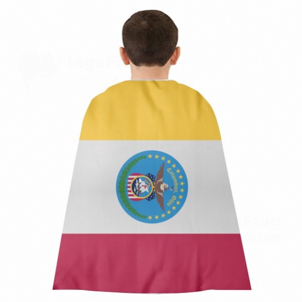 Columbus Ohio Woven Fabric Cloak Digital Printing