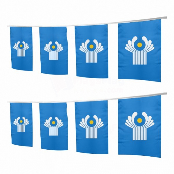 Commonwealth of Independent States Square String Flags