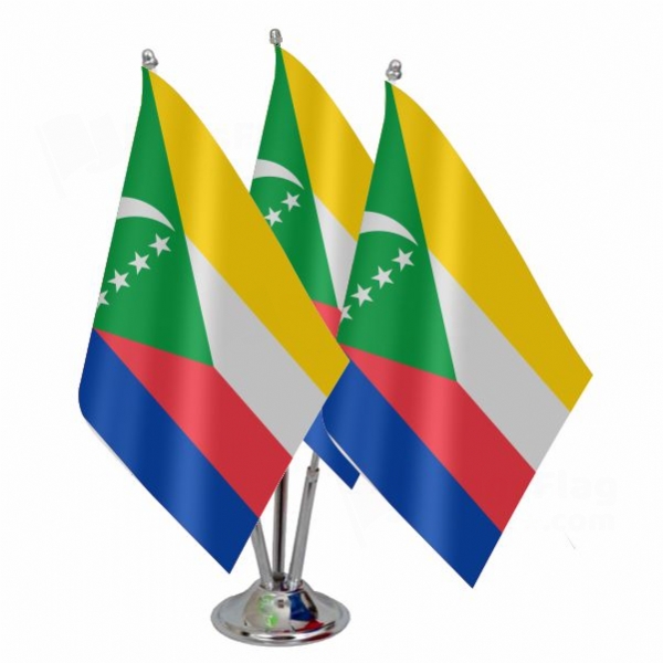 Comoros Triple Table Flag