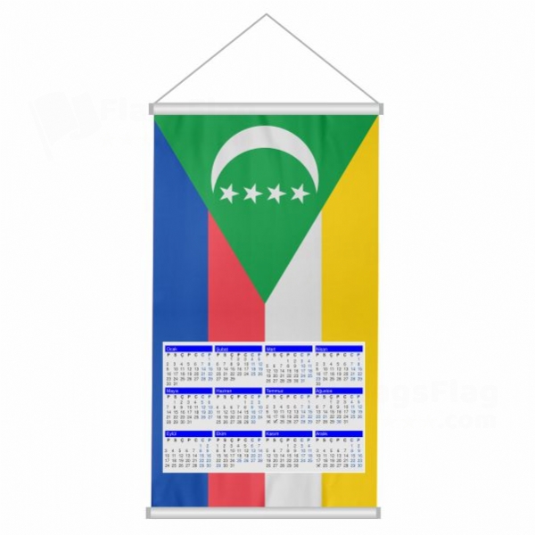 Comoros Woven Fabric Digital Printing Calendar