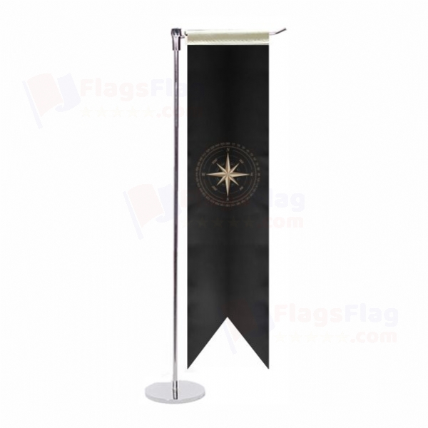 Compass L Table Flag
