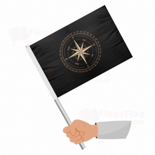 Compass Stick Flag