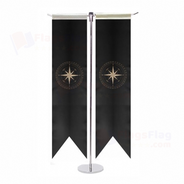 Compass T Table Flags