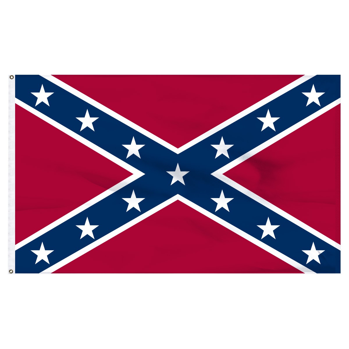 Confederate Flag 4ft x 6ft Nylon - Rebel Flag