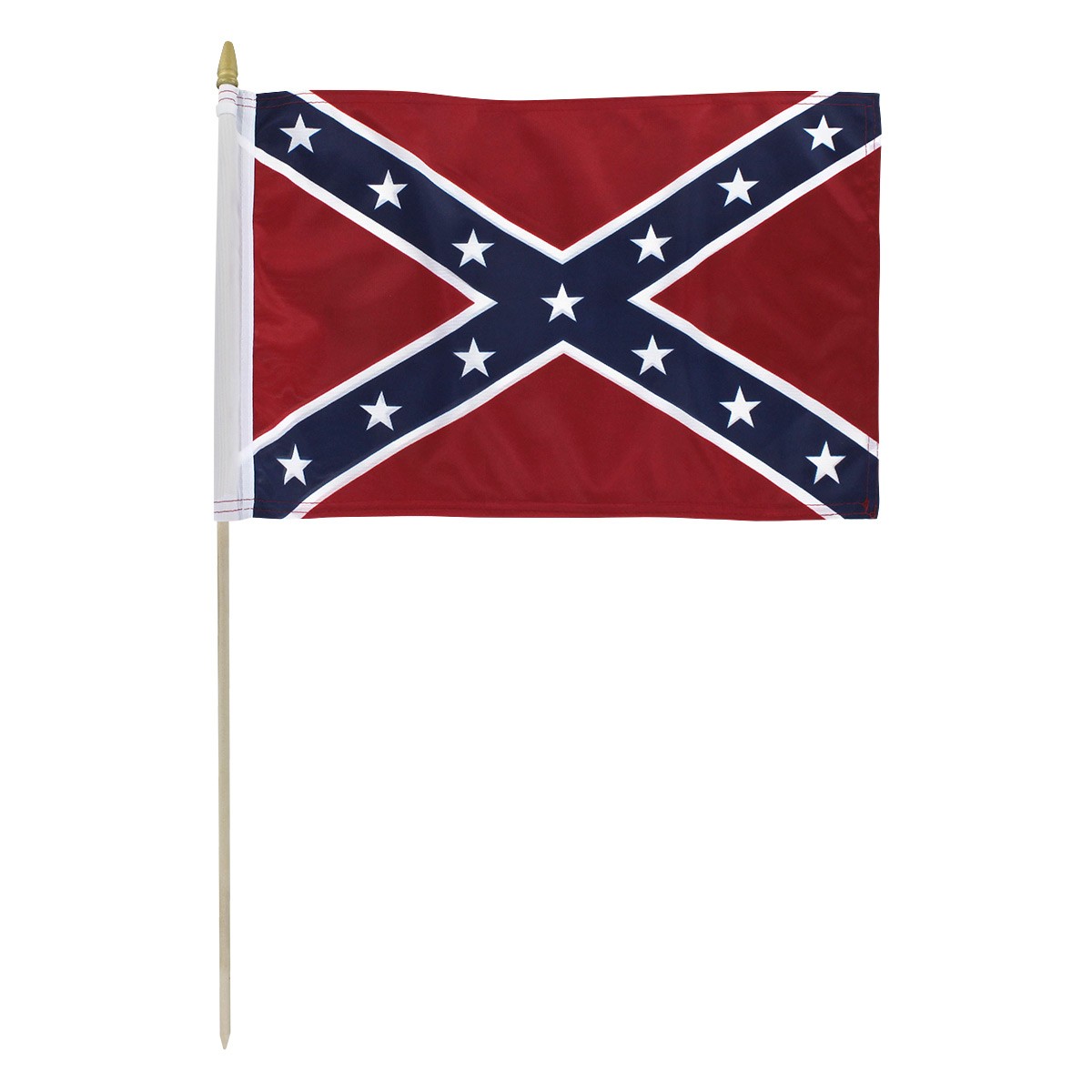 Confederate Premium Outdoor 12in x 18in Stick Flag