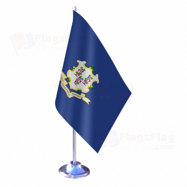 Connecticut Single Table Flag