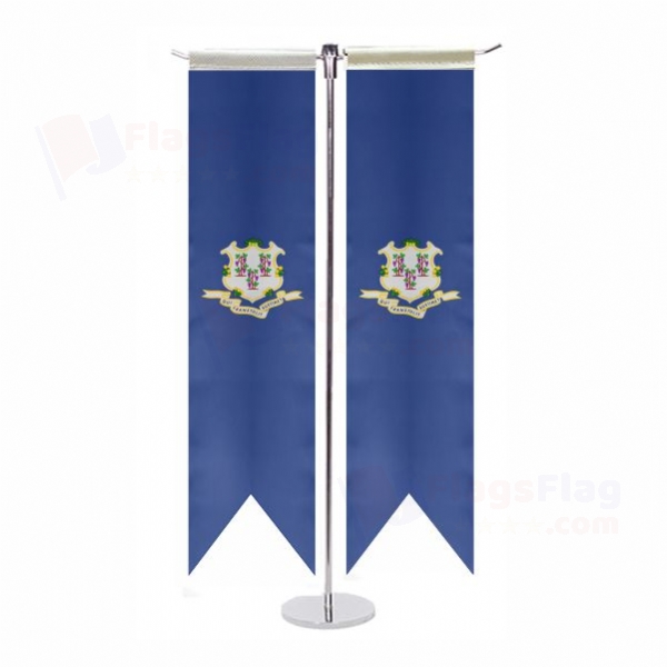 Connecticut T Table Flags