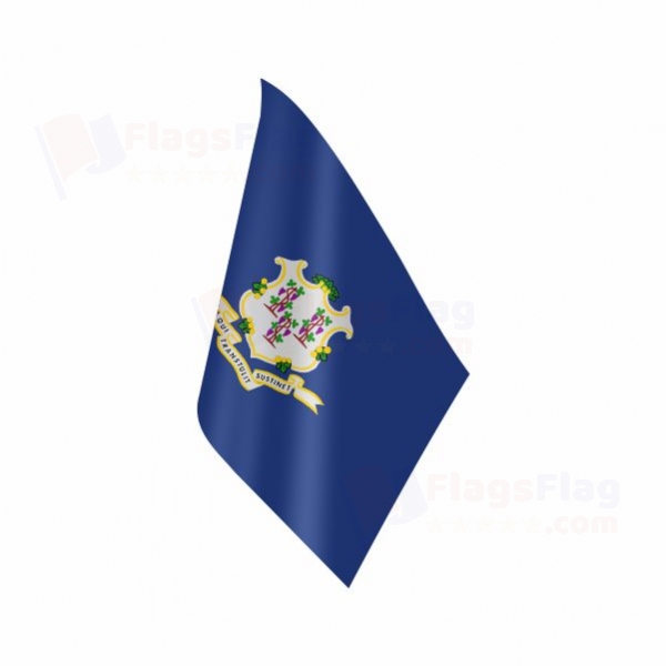 Connecticut Table Flag