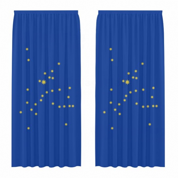 Constellation Of Madariaga Digital Printed Curtains