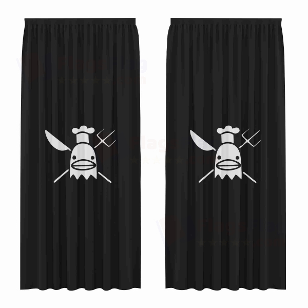 Cook Pirates Digital Printed Curtains