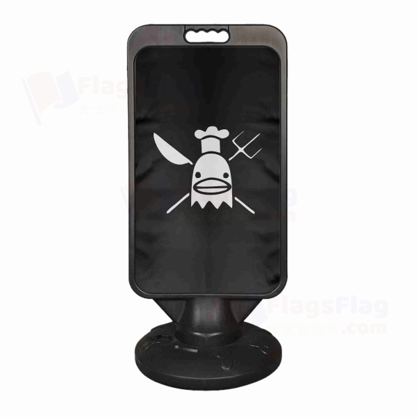 Cook Pirates Plastic Advertising Pontoon