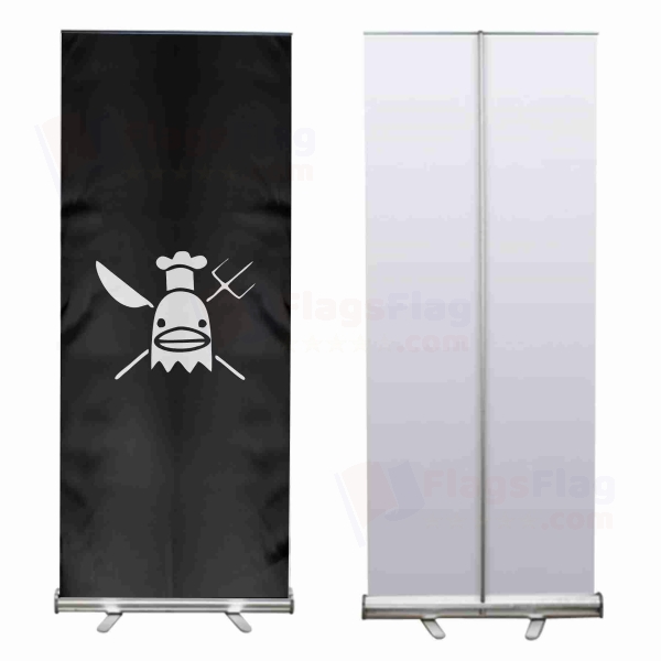 Cook Pirates Roll Up Banner