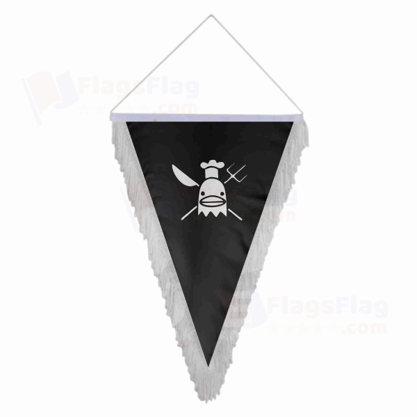 Cook Pirates Triangle Fringed Streamers