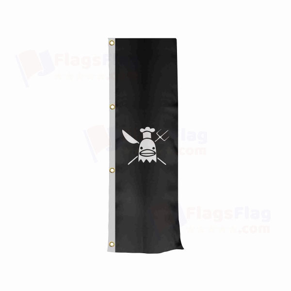 Cook Pirates Vertically Raised Flags