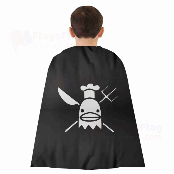 Cook Pirates Woven Fabric Cloak Digital Printing