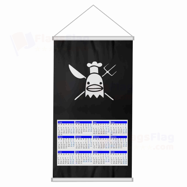 Cook Pirates Woven Fabric Digital Printing Calendar