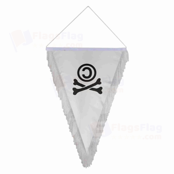 Copy Roger Triangle Fringed Streamers