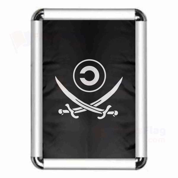 Copyleft Pirate Symbol Framed Pictures