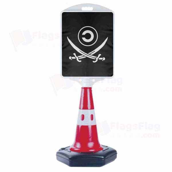 Copyleft Pirate Symbol Medium Road Advertisement Barge
